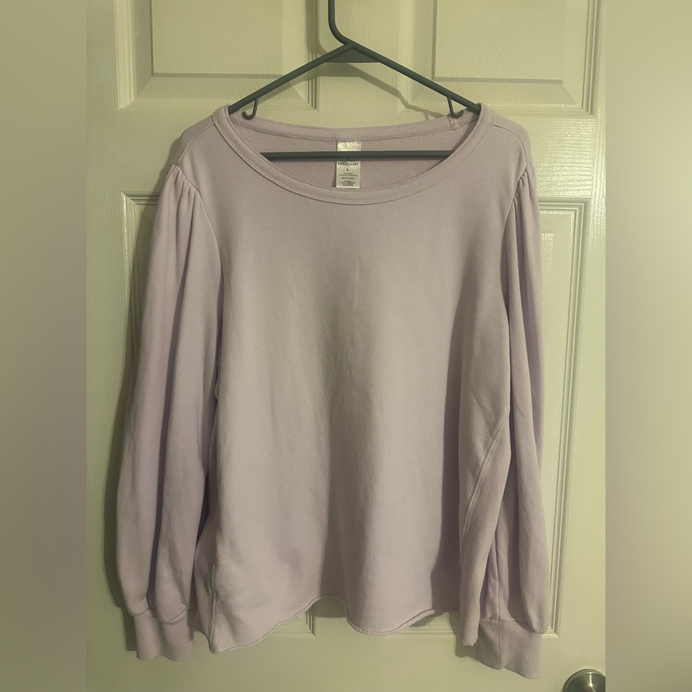 Lavender Long Sleeve Sweatshirt